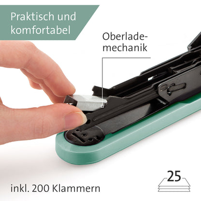 Novus B 2 COLOR ID 2.0 Heftgerät mellow mint Heftleistung: 25 Bl. (80 g/m²)