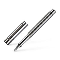 Faber Castell ottohutt design01 Füllfederhalter Matt Blau Ruthenium 13,5 cm - Produktansicht bei Farbe und mehr