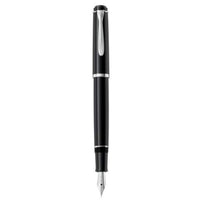 Pelikan Füller Classic Schwarz Edelstahlfeder Federbreite M - Produktansicht bei Farbe und mehr