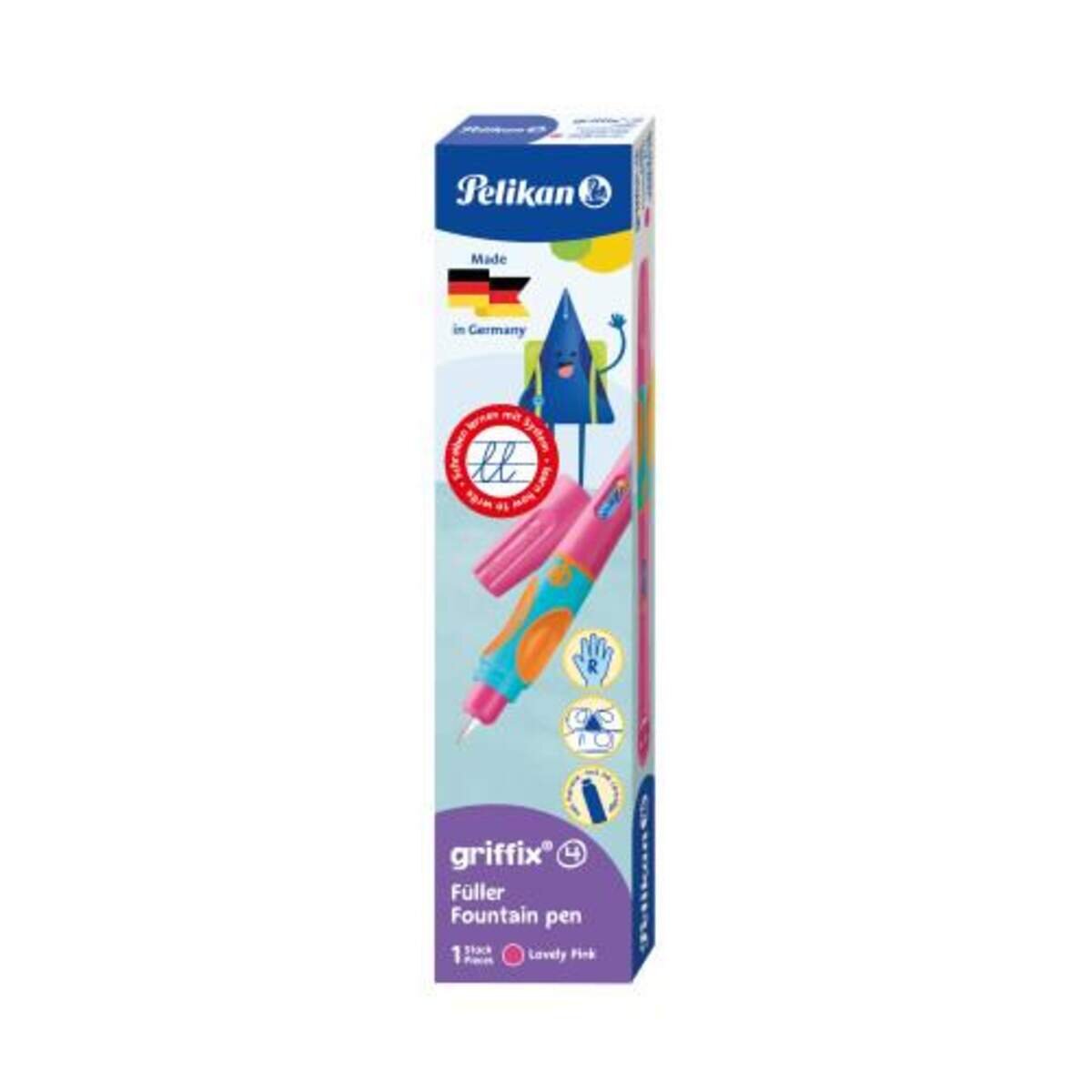 Pelikan griffix® Füllfederhalter für Rechtshänder, Lovely Pink