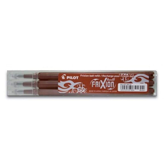 Pilot Ersatzmine FriXion 3er Set Braun BLS-FR7-BN-S3