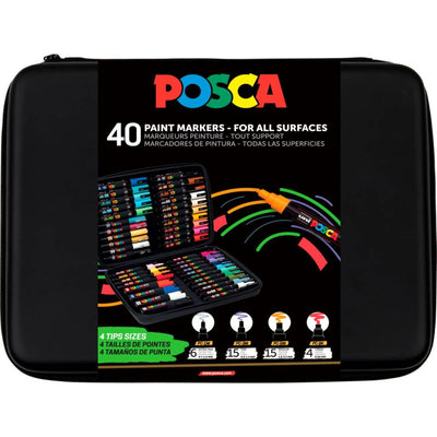 Marker UNI POSCA Koffer 40x