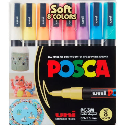 Posca Marker UNI POSCA PC-3M 8er Set Pastell