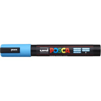 Faber Castell Marker UNI POSCA PC-5M hellblau - Produktansicht bei Farbe und mehr