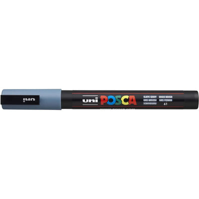 Posca Marker UNI POSCA PC-3M schiefergrau