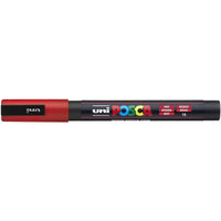 Faber Castell Posca Marker UNI POSCA PC-3M rot - Produktansicht bei Farbe und mehr
