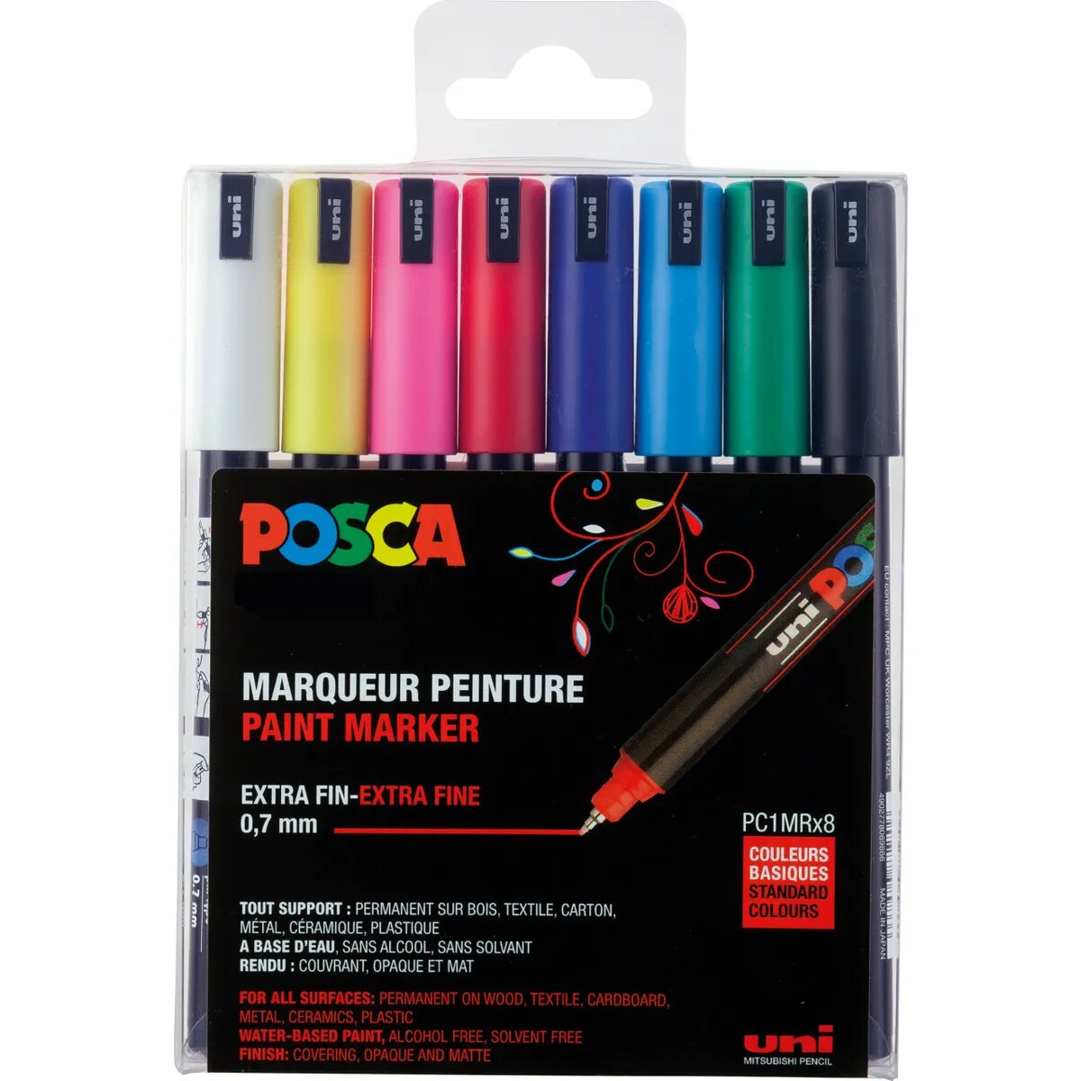 Posca Marker UNI POSCA PC-1MR 8er Set