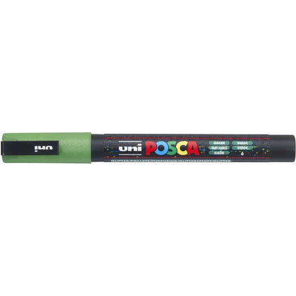 Posca Marker UNI POSCA PC-3M Glitter grün