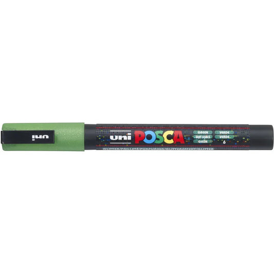 Posca Marker UNI POSCA PC-3M Glitter grün