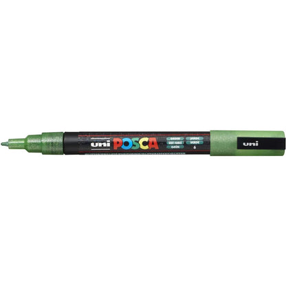 Posca Marker UNI POSCA PC-3M Glitter grün