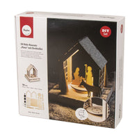 Rayher Holz 3D-Bausatz Haus Krippe Weihnachten