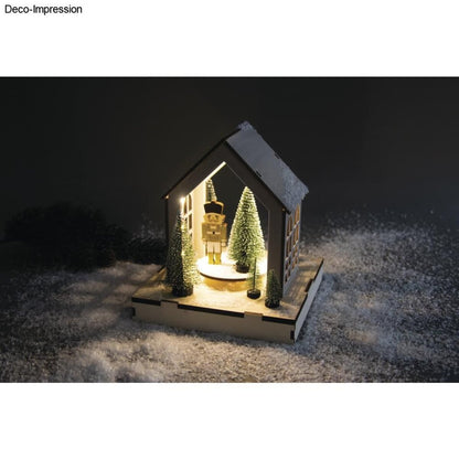 Rayher Holz 3D-Bausatz Haus Krippe Weihnachten