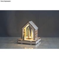 Rayher Holz 3D-Bausatz Haus Krippe Weihnachten