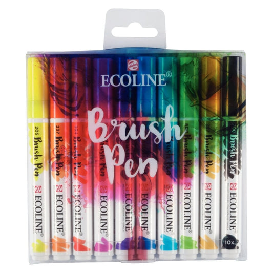 Royal Talens Ecoline Brush Pen Set 10 Farben