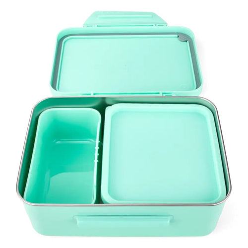 Satch Edelstahl Brotdosen Set Mint 14 x 17 x 6,5 cm grün rostfrei