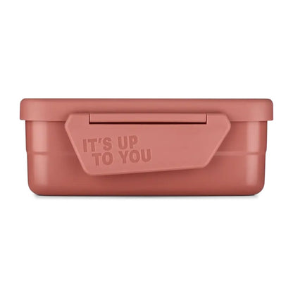 Satch Edelstahl Brotdosen Set Nordic Coral Orange Rosa 14 x 17 x 6,5 cm rostfrei