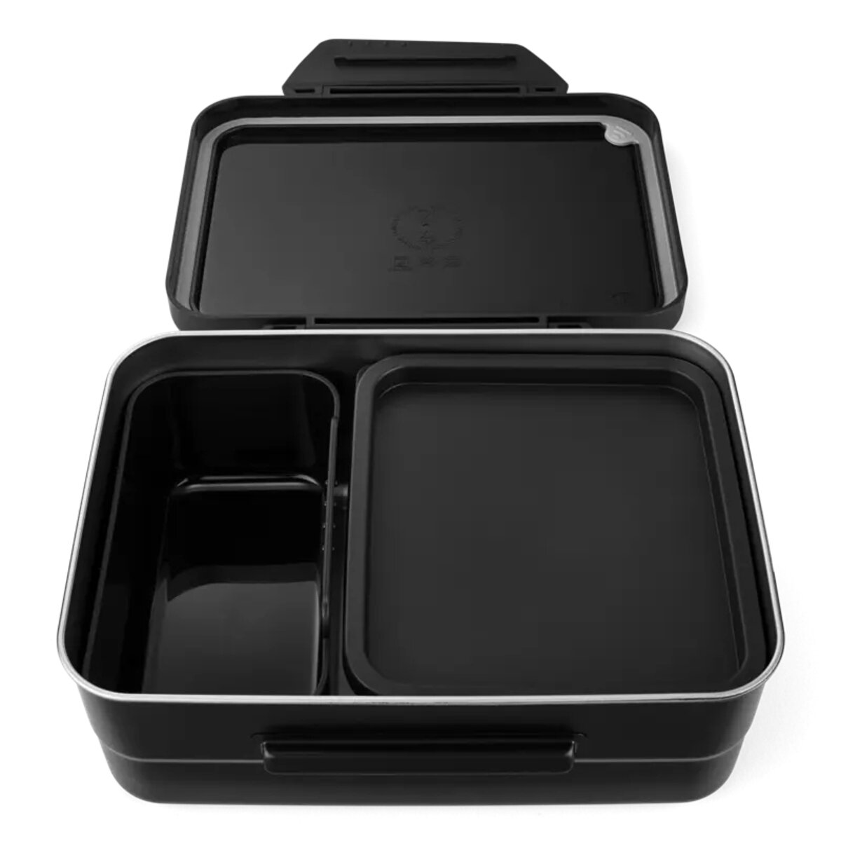 Satch Edelstahl Brotdosen Set Schwarz 14 x 17 x 6,5 cm grün rostfrei