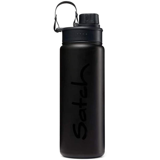 Satch Edelstahl-Trinkflasche Alu 0,5l Schwarz (Black Steel)