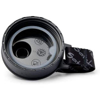 Satch Edelstahl-Trinkflasche Alu 0,5l Schwarz (Black Steel) – Trinkflasche bei Colour & More (Rückenpartie & Ergonomie)