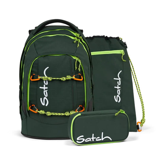 Satch Green Explorer PACK Schulrucksack Set