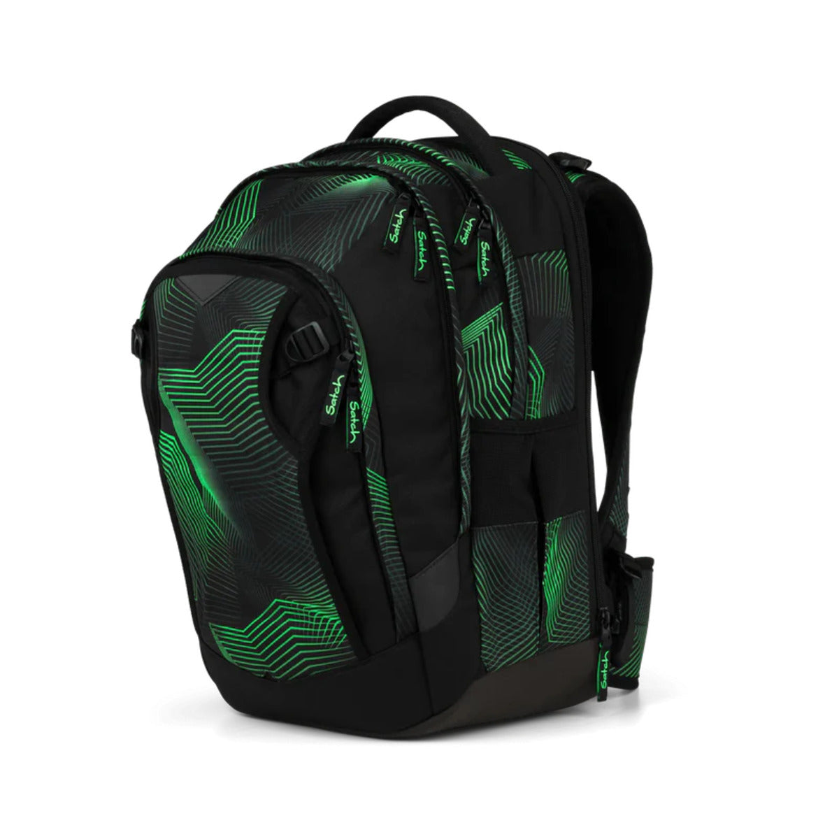 Satch match plus Seismic Green 35 Liter schwarz 27 x 45 x 27 cm