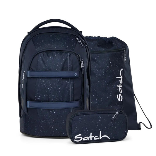 Satch PACK Schulrucksack Set Night Sky