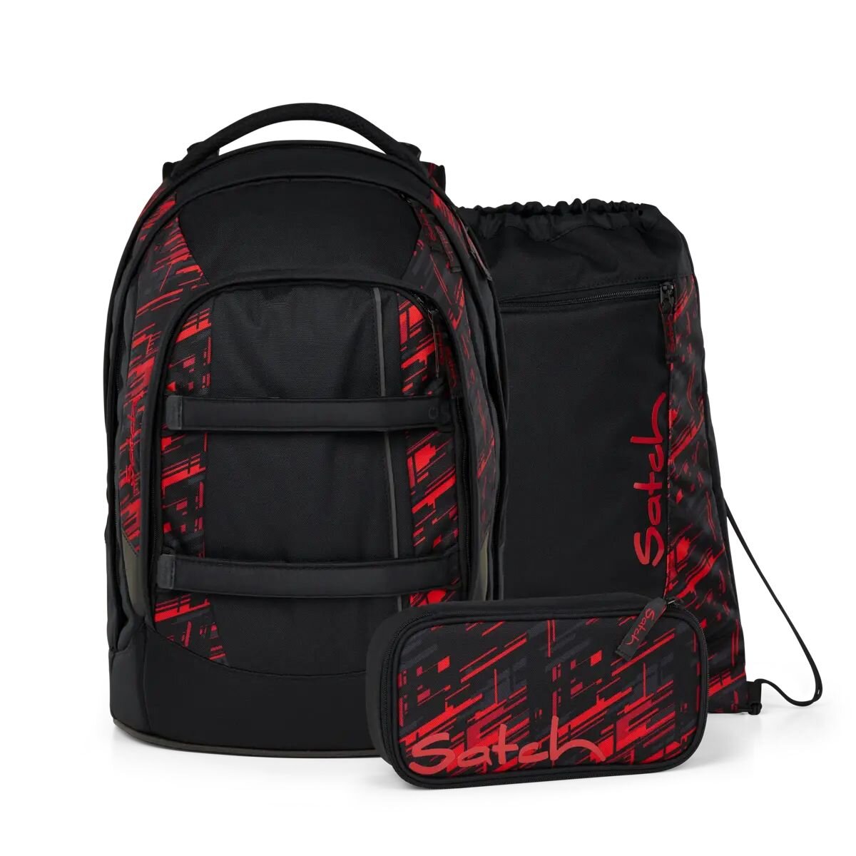Satch PACK Schulrucksack Set Night Rider 30 Liter