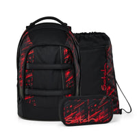 Satch PACK Schulrucksack Set Night Rider 30 Liter