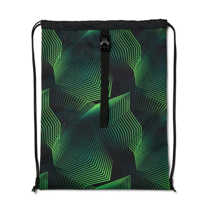 Satch Sportbeutel Seismic Green 33 x 44 x 1 cm 12 Liter schwarz grün