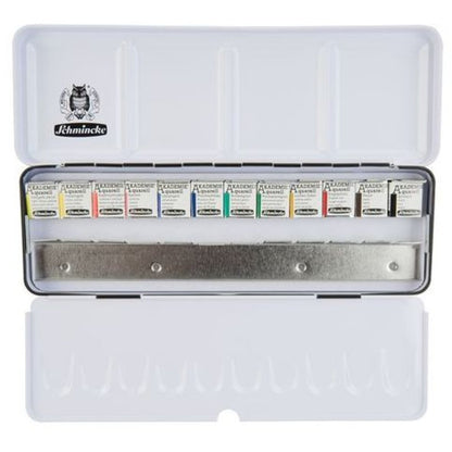 Schmincke Aquarellfarben Akademie Sonderedition 12 1/2 Näpfchen