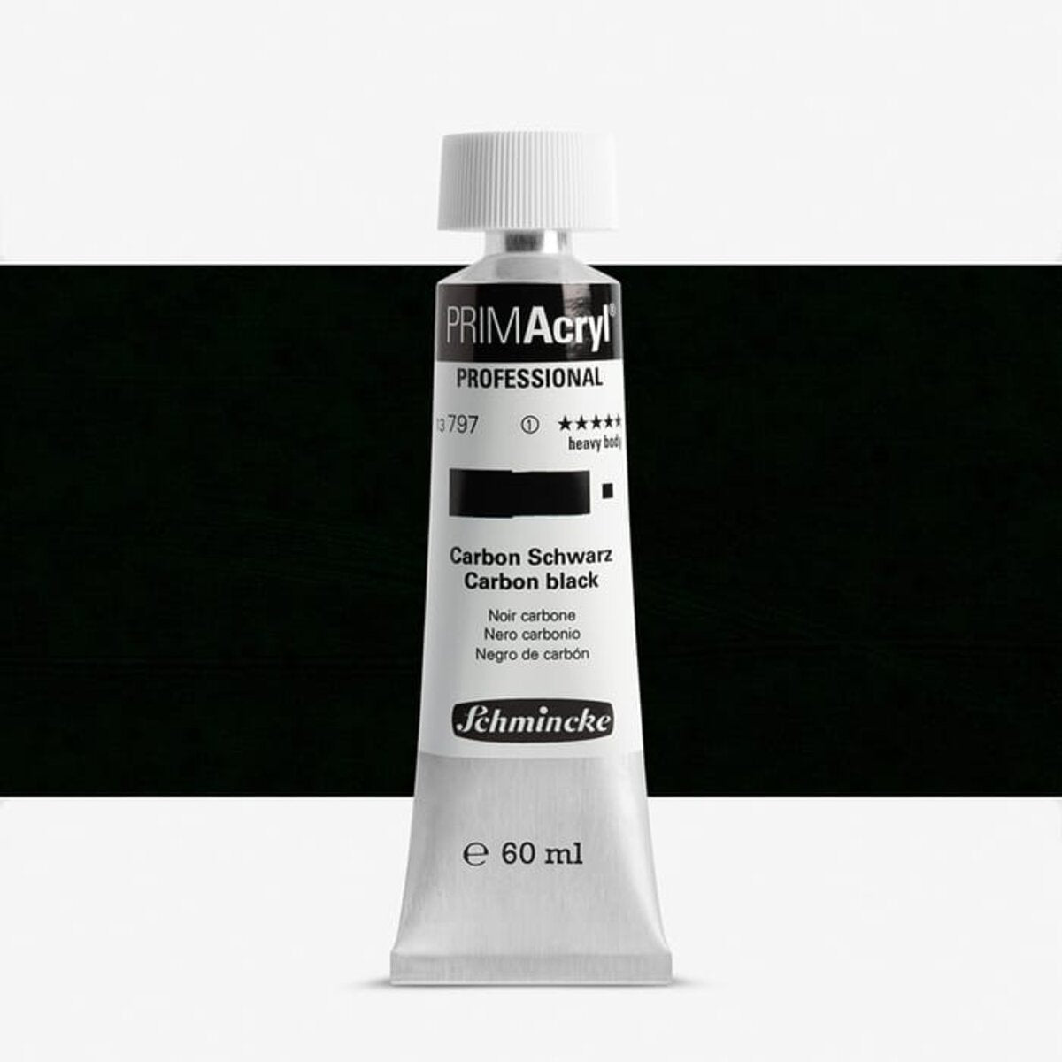Schmincke PrimAcryl Professional 60ml Carbon Schwarz