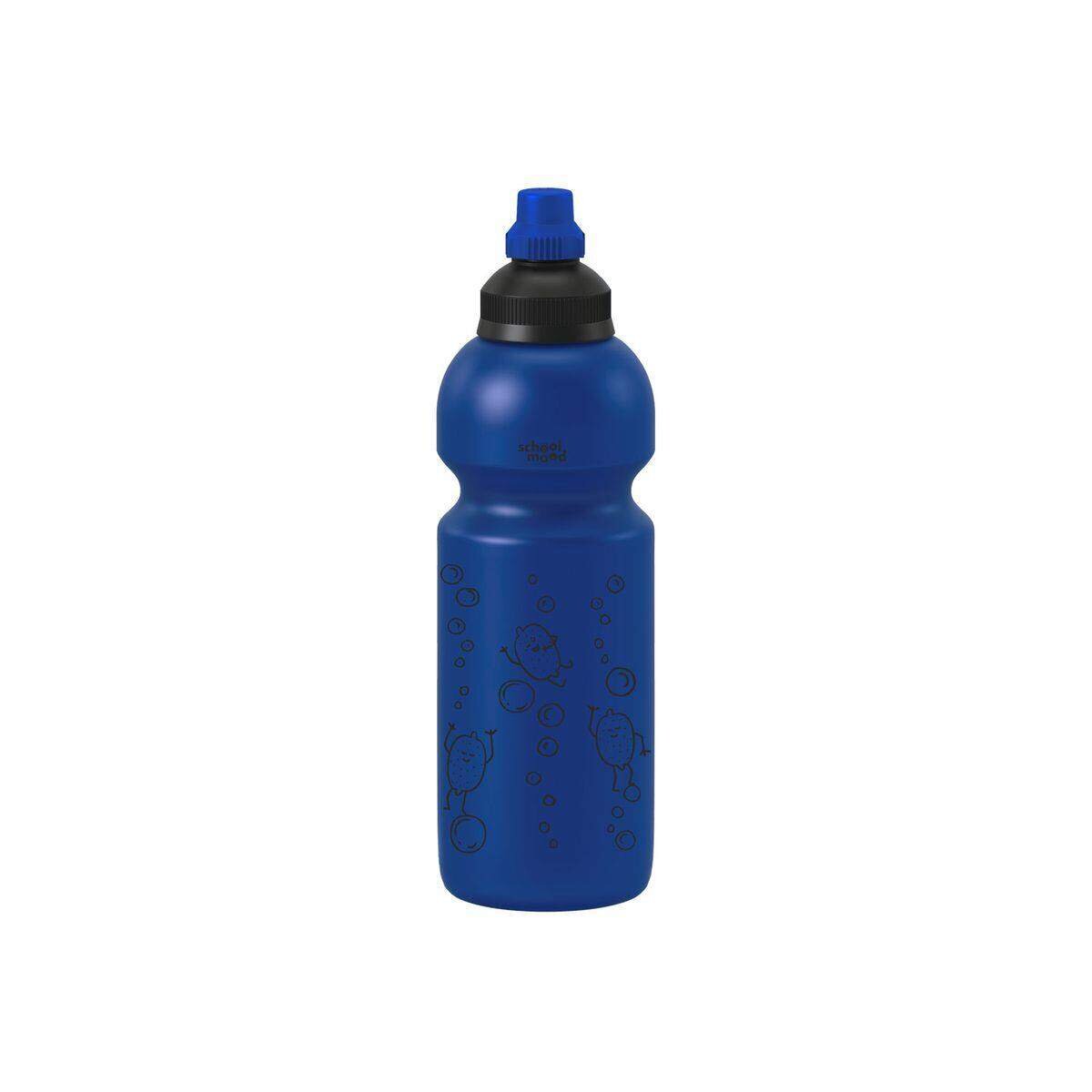 School-Mood Trinkflasche blau, 600ml