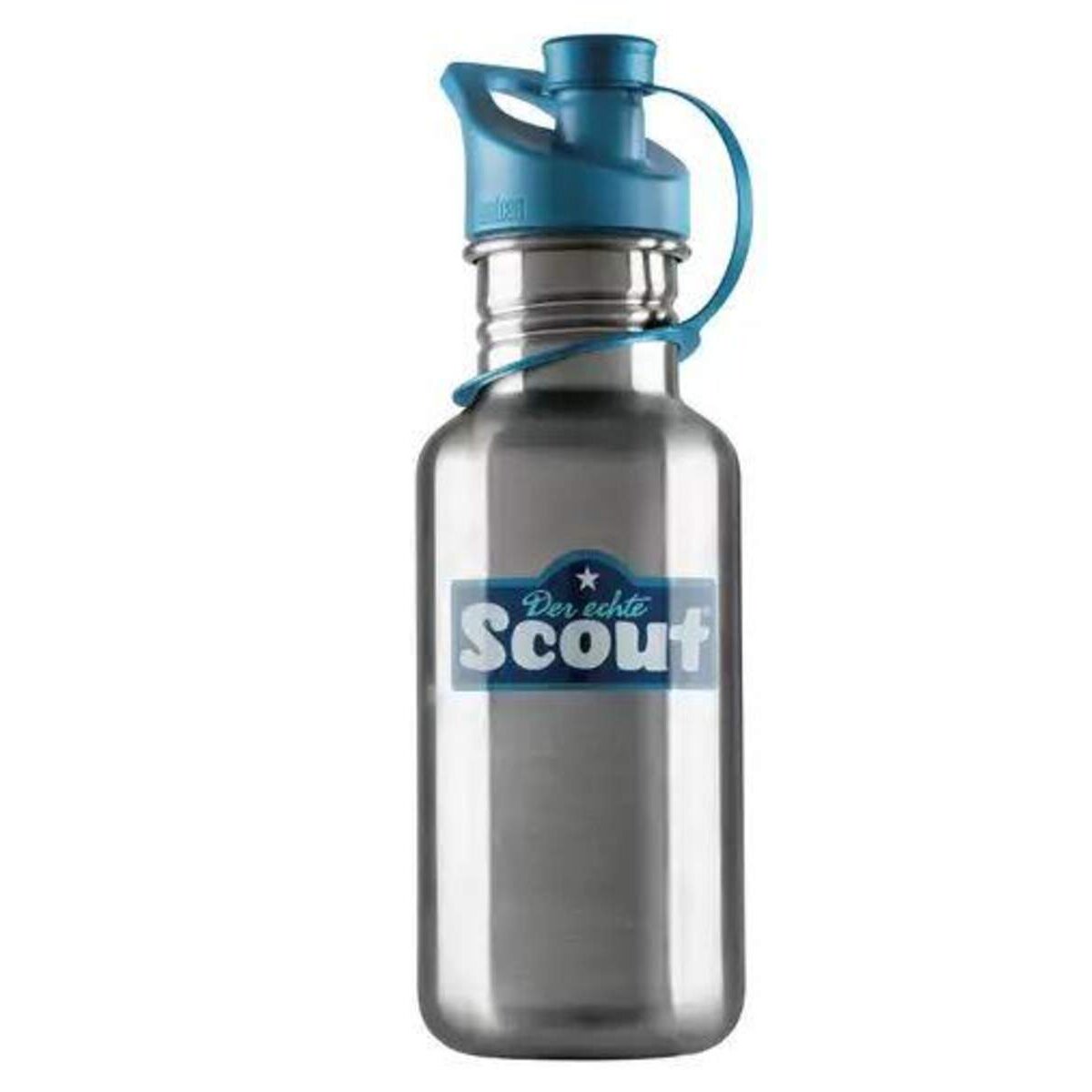 Scout Edelstahl Trinkflasche blau 0,5L