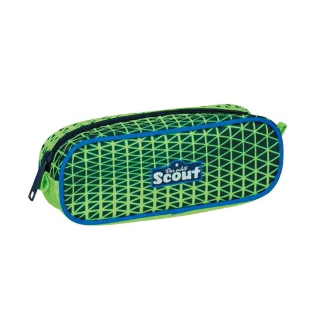 Scout Schulranzen-Set Genius DIN Neon Safety Green Gecko, 4-teilig