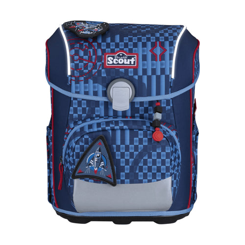 Scout Neo Schulranzen Set 4-teilig Exklusiv Safety Light Space Explorer 21,5 Liter