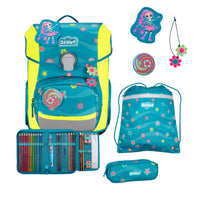 Undercover Scout Neo Schulranzen-Set DIN Little Flowers 21,5 Liter 4-teilig - Produktansicht bei Farbe und mehr