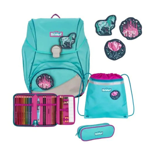 Scout Schulranzen-Set Alpha Dreamworld 4-teilig