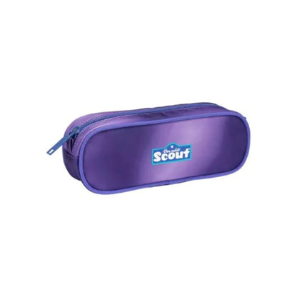 Scout Schulranzen-Set Alpha Exklusiv Superflash Purple Magic, 4-teilig