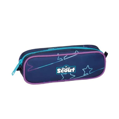 Scout Schulranzen-Set Genius Blue Star, 4-teilig