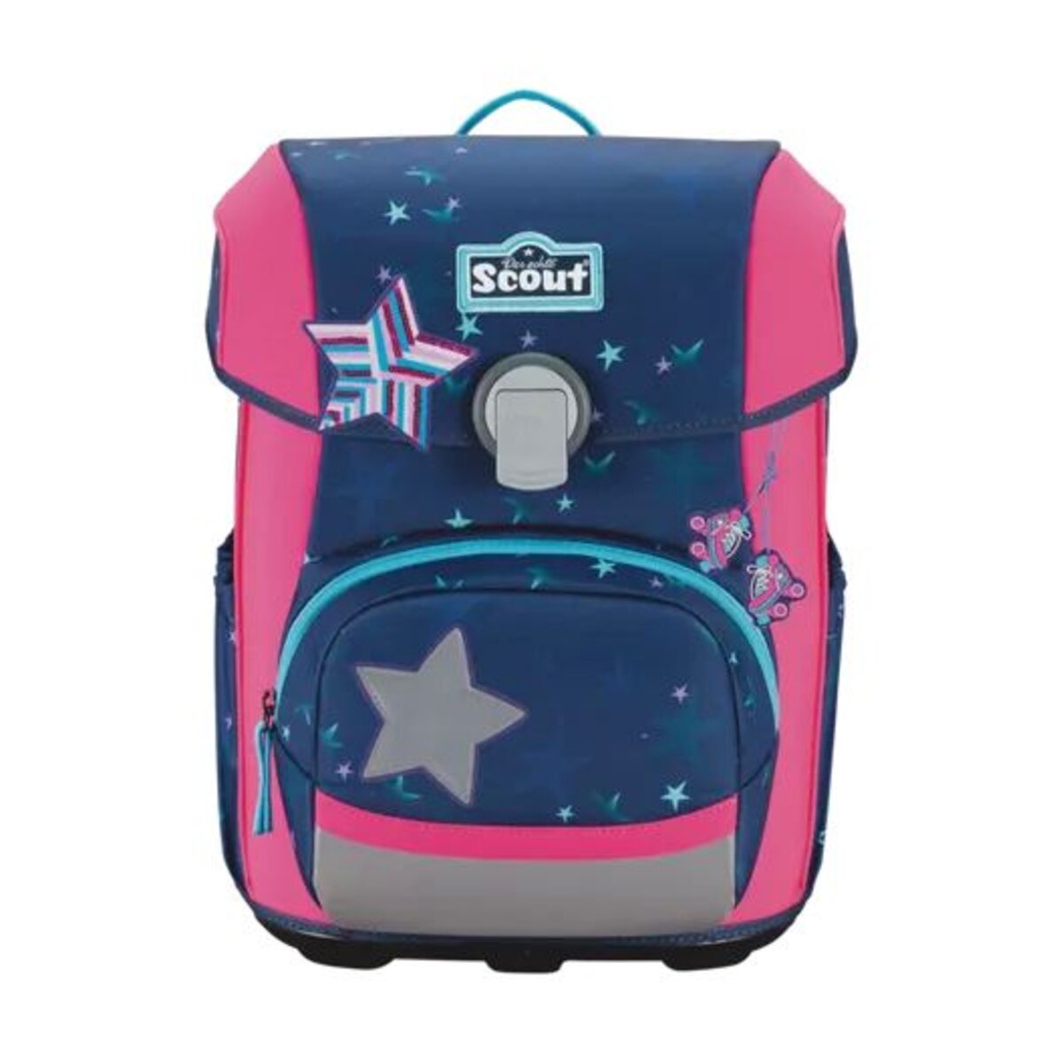 Scout Schulranzen-Set Neo DIN Pretty Star, 4-teilig