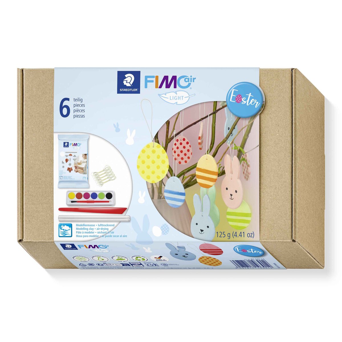 STAEDTLER® FIMO®air 81 SET Lufttrocknende Modelliermasse, Set "Ostern"