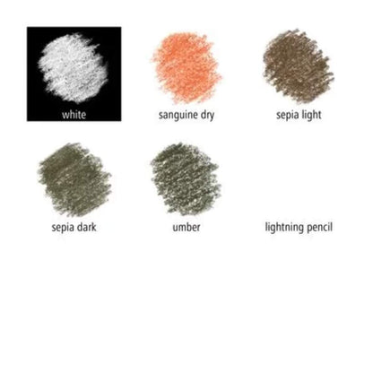 STAEDTLER® Pastellstift Lumog. 6x BK  FSC 100%