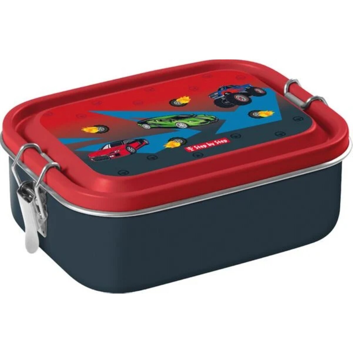 Step by Step Edelstahl-Lunchbox "Car"