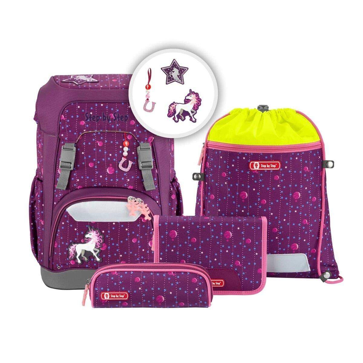 Step by Step GIANT Schulrucksack-Set Dreamy Unicorn, 5-teilig