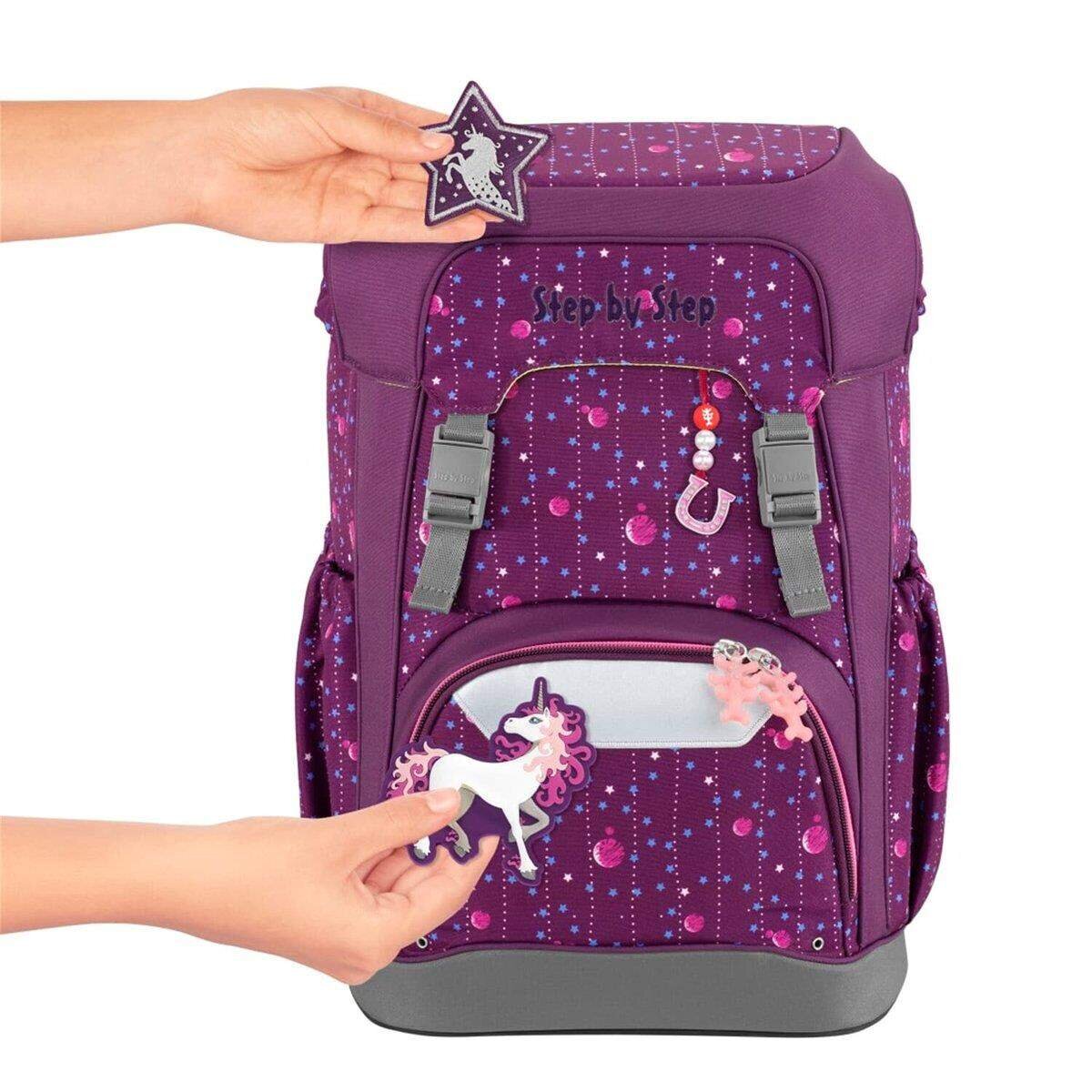 Step by Step GIANT Schulrucksack-Set Dreamy Unicorn, 5-teilig