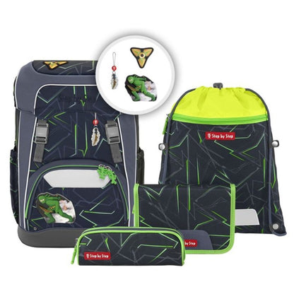 Step by Step GIANT Schulrucksack-Set "Ninja Kimo", 5-teilig