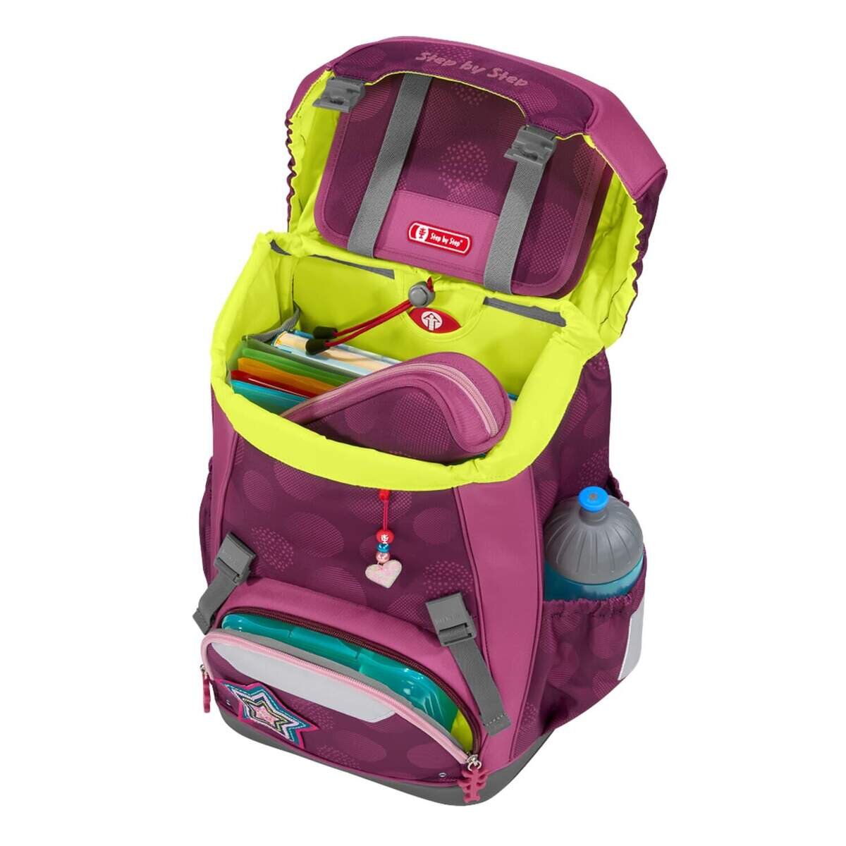 Step by Step GIANT Schulrucksack-Set Glamour Star, 5-teilig