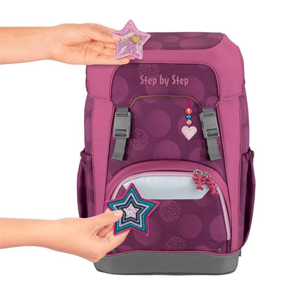 Step by Step GIANT Schulrucksack-Set Glamour Star, 5-teilig