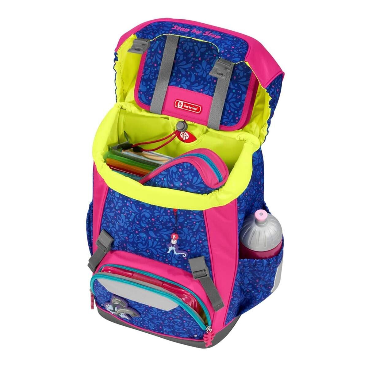 Step by Step GIANT Schulrucksack-Set Happy Dolphins, 5-teilig