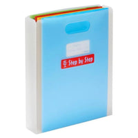 Step by Step Heftbox mit Tragegriff, Transparent - Detailansicht